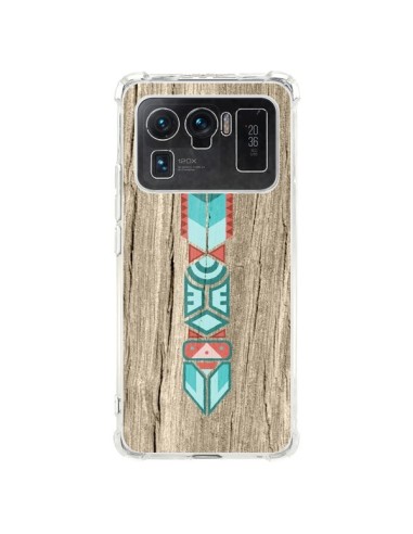Coque Xiaomi Mi 11 Ultra Totem Tribal Azteque Bois Wood - Jonathan Perez