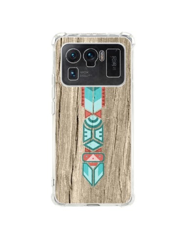 Coque Xiaomi Mi 11 Ultra Totem Tribal Azteque Bois Wood - Jonathan Perez