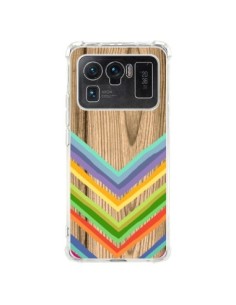 Coque Xiaomi Mi 11 Ultra Tribal Azteque Bois Wood -...