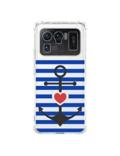 Coque Xiaomi Mi 11 Ultra Mariniere Ancre Marin Coeur...