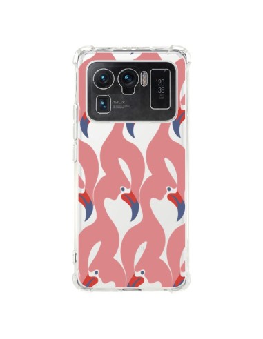 Coque Xiaomi Mi 11 Ultra Flamant Rose Flamingo Transparente - Dricia Do