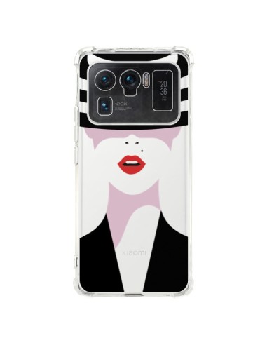 Coque Xiaomi Mi 11 Ultra Femme Chapeau Hat Lady Transparente - Dricia Do