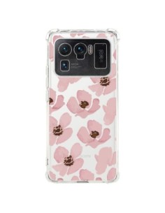 Coque Xiaomi Mi 11 Ultra Fleurs Roses Flower Transparente...