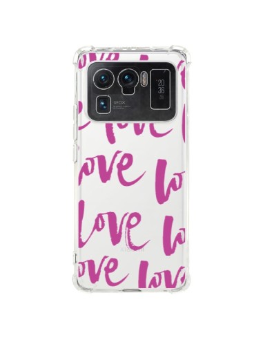 Coque Xiaomi Mi 11 Ultra Love Love Love Amour Transparente - Dricia Do