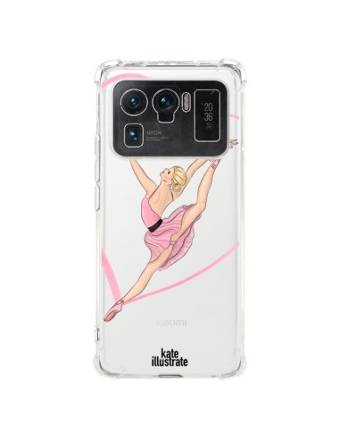 Coque Xiaomi Mi 11 Ultra Ballerina Jump In The Air Ballerine Danseuse Transparente - kateillustrate