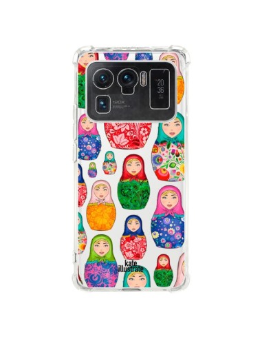 Coque Xiaomi Mi 11 Ultra Matryoshka Dolls Poupées Russes Transparente - kateillustrate