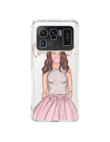 Coque Xiaomi Mi 11 Ultra Bubble Girl Tiffany Rose Transparente - kateillustrate