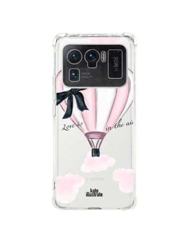 Coque Xiaomi Mi 11 Ultra Love is in the Air Love Montgolfier Transparente - kateillustrate
