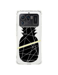 Coque Xiaomi Mi 11 Ultra Ananas Noir Transparente -...