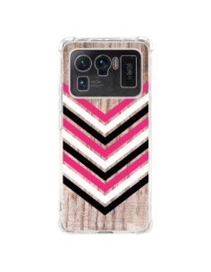 Coque Xiaomi Mi 11 Ultra Tribal Aztèque Bois Wood Flèche...