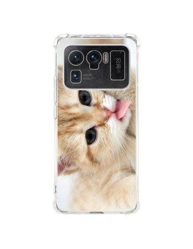 Coque Xiaomi Mi 11 Ultra Chat Cat Tongue - Laetitia