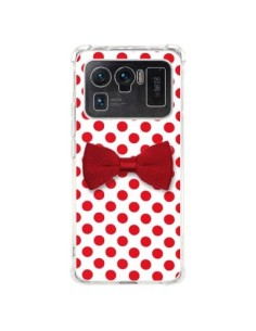Coque Xiaomi Mi 11 Ultra Noeud Papillon Rouge Girly Bow...