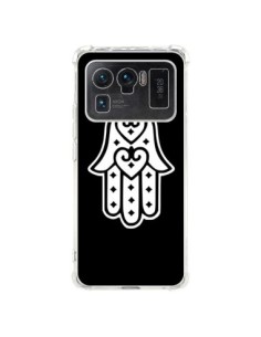 Coque Xiaomi Mi 11 Ultra Main de Fatma Oeil Noir - Laetitia