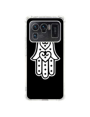 Coque Xiaomi Mi 11 Ultra Main de Fatma Oeil Noir - Laetitia