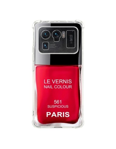 Coque Xiaomi Mi 11 Ultra Vernis Paris Suspicious Rouge - Laetitia