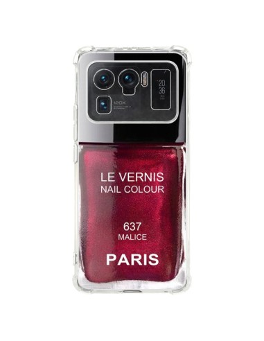 Coque Xiaomi Mi 11 Ultra Vernis Paris Malice Violet - Laetitia