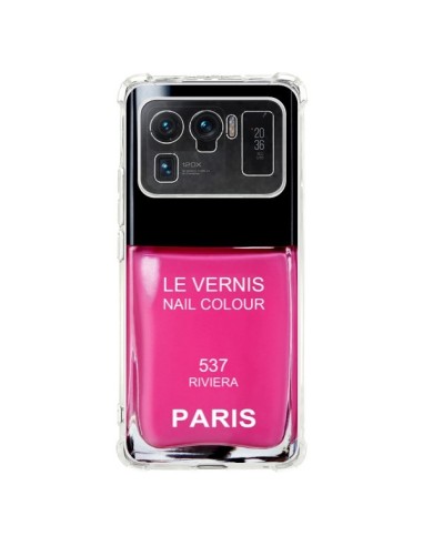 Coque Xiaomi Mi 11 Ultra Vernis Paris Riviera Rose - Laetitia