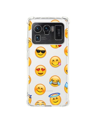 Coque Xiaomi Mi 11 Ultra Smiley Emoticone Emoji Transparente - Laetitia