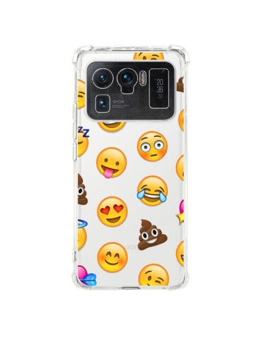 Coque Xiaomi Mi 11 Ultra Emoticone Emoji Transparente - Laetitia