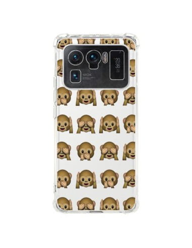 Coque Xiaomi Mi 11 Ultra Singe Monkey Emoticone Emoji Transparente - Laetitia