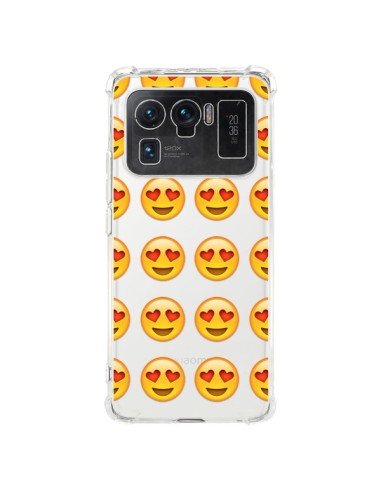Coque Xiaomi Mi 11 Ultra Love Amoureux Smiley Emoticone Emoji Transparente - Laetitia