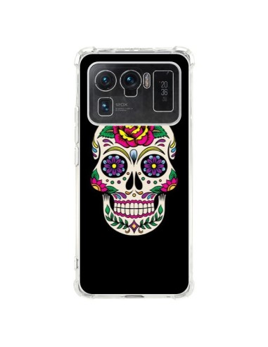 Coque Xiaomi Mi 11 Ultra Tête de Mort Mexicaine Multicolore Noir - Laetitia