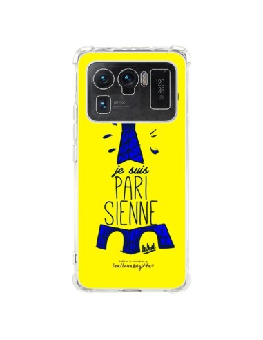 Coque Xiaomi Mi 11 Ultra Je suis Parisienne La Tour Eiffel Jaune - Leellouebrigitte