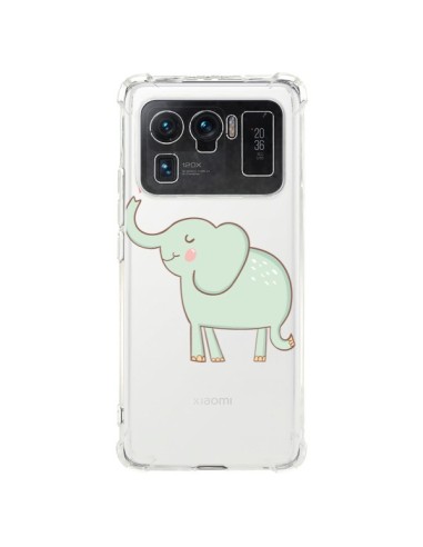 Coque Xiaomi Mi 11 Ultra Elephant Elefant Animal Coeur Love  Transparente - Petit Griffin