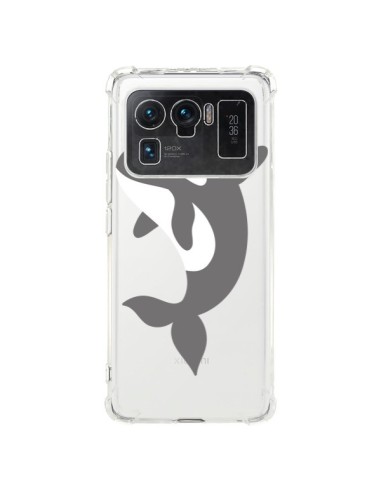 Coque Xiaomi Mi 11 Ultra Orque Orca Ocean Transparente - Petit Griffin