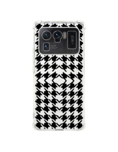 Coque Xiaomi Mi 11 Ultra Vichy Carre Noir Transparente -...