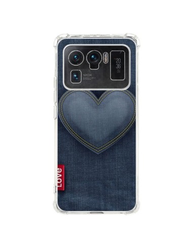 Coque Xiaomi Mi 11 Ultra Love Coeur en Jean - Lassana