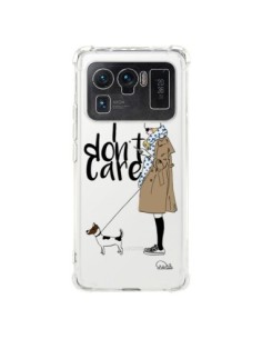 Coque Xiaomi Mi 11 Ultra I don't care Fille Chien...