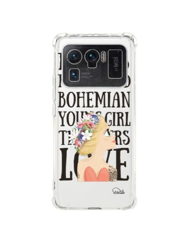 Coque Xiaomi Mi 11 Ultra Flowers Love Transparente - Lolo Santo