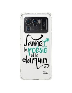 Coque Xiaomi Mi 11 Ultra J'aime la poésie et le daiquiri...