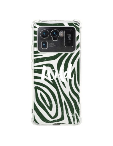 Coque Xiaomi Mi 11 Ultra Wild Zebre Jungle Transparente - Lolo Santo