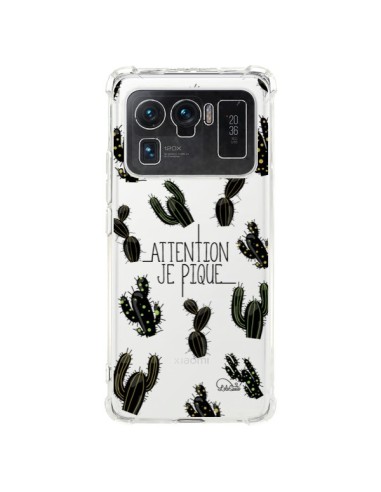 Coque Xiaomi Mi 11 Ultra Cactus Je Pique Transparente - Lolo Santo