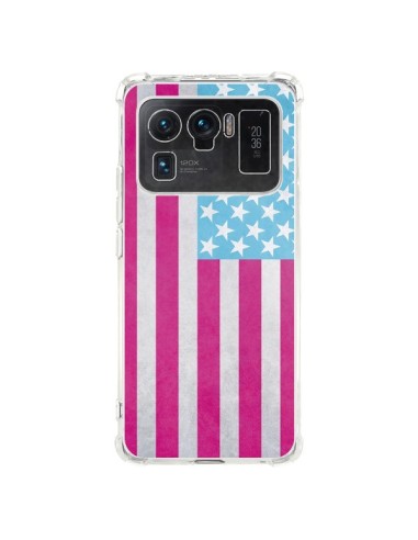 Coque Xiaomi Mi 11 Ultra Drapeau USA Vintage - Mary Nesrala