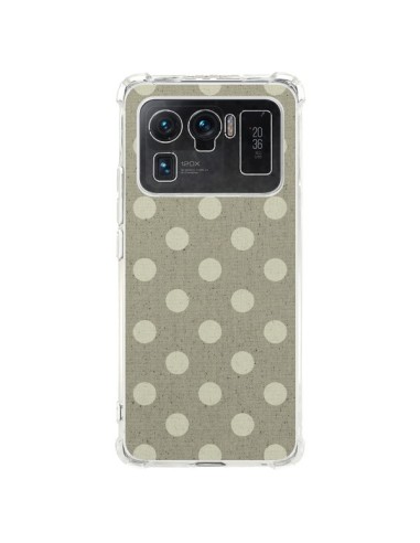 Coque Xiaomi Mi 11 Ultra Pois Polka Camel - Mary Nesrala