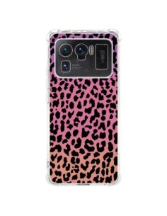 Coque Xiaomi Mi 11 Ultra Leopard Hot Rose Corail - Mary...