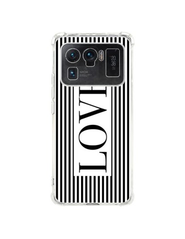 Coque Xiaomi Mi 11 Ultra Love Noir et Blanc - Mary Nesrala