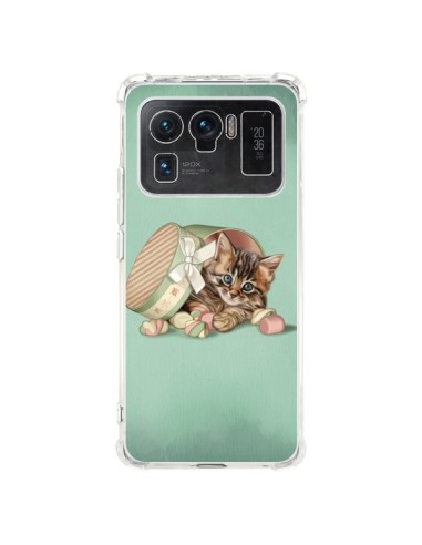 Coque Xiaomi Mi 11 Ultra Chaton Chat Kitten Boite Bonbon Candy - Maryline Cazenave