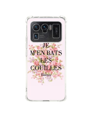 Coque Xiaomi Mi 11 Ultra Je m'en bats les couilles Bisous - Maryline Cazenave