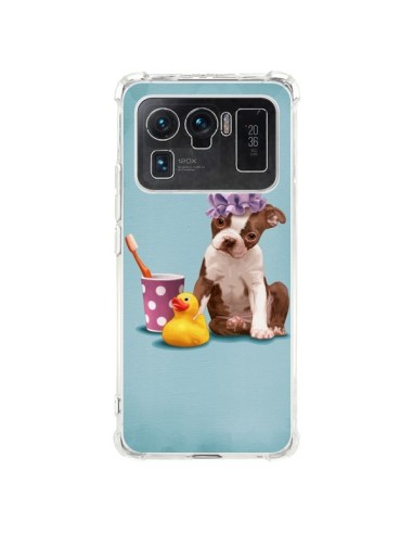 Coque Xiaomi Mi 11 Ultra Chien Dog Canard Fille - Maryline Cazenave