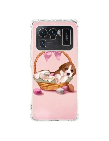 Coque Xiaomi Mi 11 Ultra Chien Dog Panier Noeud Papillon Macarons - Maryline Cazenave