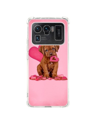 Coque Xiaomi Mi 11 Ultra Chien Dog Gateau Coeur Love - Maryline Cazenave