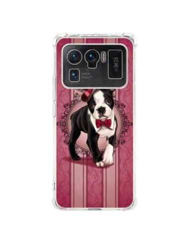 Coque Xiaomi Mi 11 Ultra Chien Dog Gentleman Noeud Papillon Chapeau - Maryline Cazenave