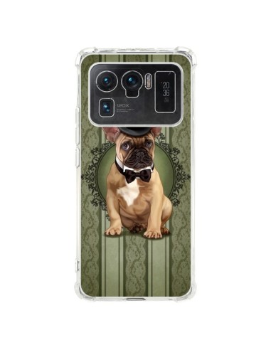 Coque Xiaomi Mi 11 Ultra Chien Dog Bulldog Noeud Papillon Chapeau - Maryline Cazenave