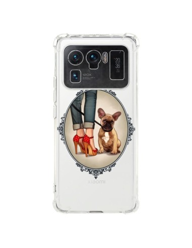 Coque Xiaomi Mi 11 Ultra Lady Jambes Chien Bulldog Dog Transparente - Maryline Cazenave