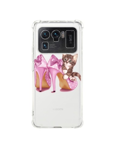 Coque Xiaomi Mi 11 Ultra Chaton Chat Kitten Chaussures Shoes Transparente - Maryline Cazenave