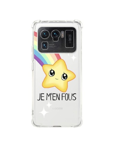 Coque Xiaomi Mi 11 Ultra Etoile Je M'en Fous Transparente - Maryline Cazenave